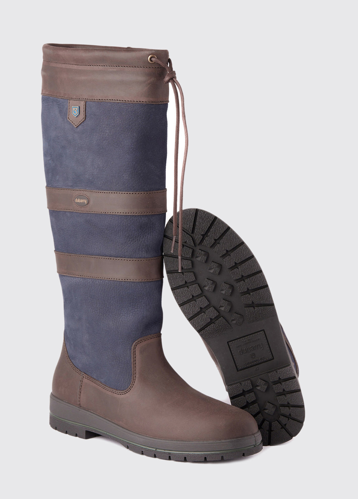 Galway  Boot - Navy/Brown