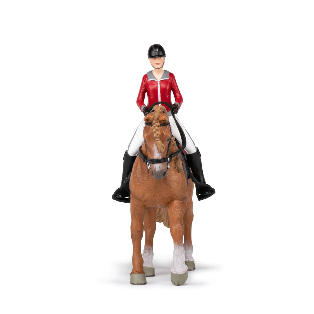 Papo Riding Horse + Riding Girl