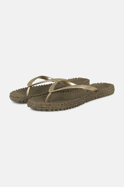 Flip Flop With Glitter - Cub Brown