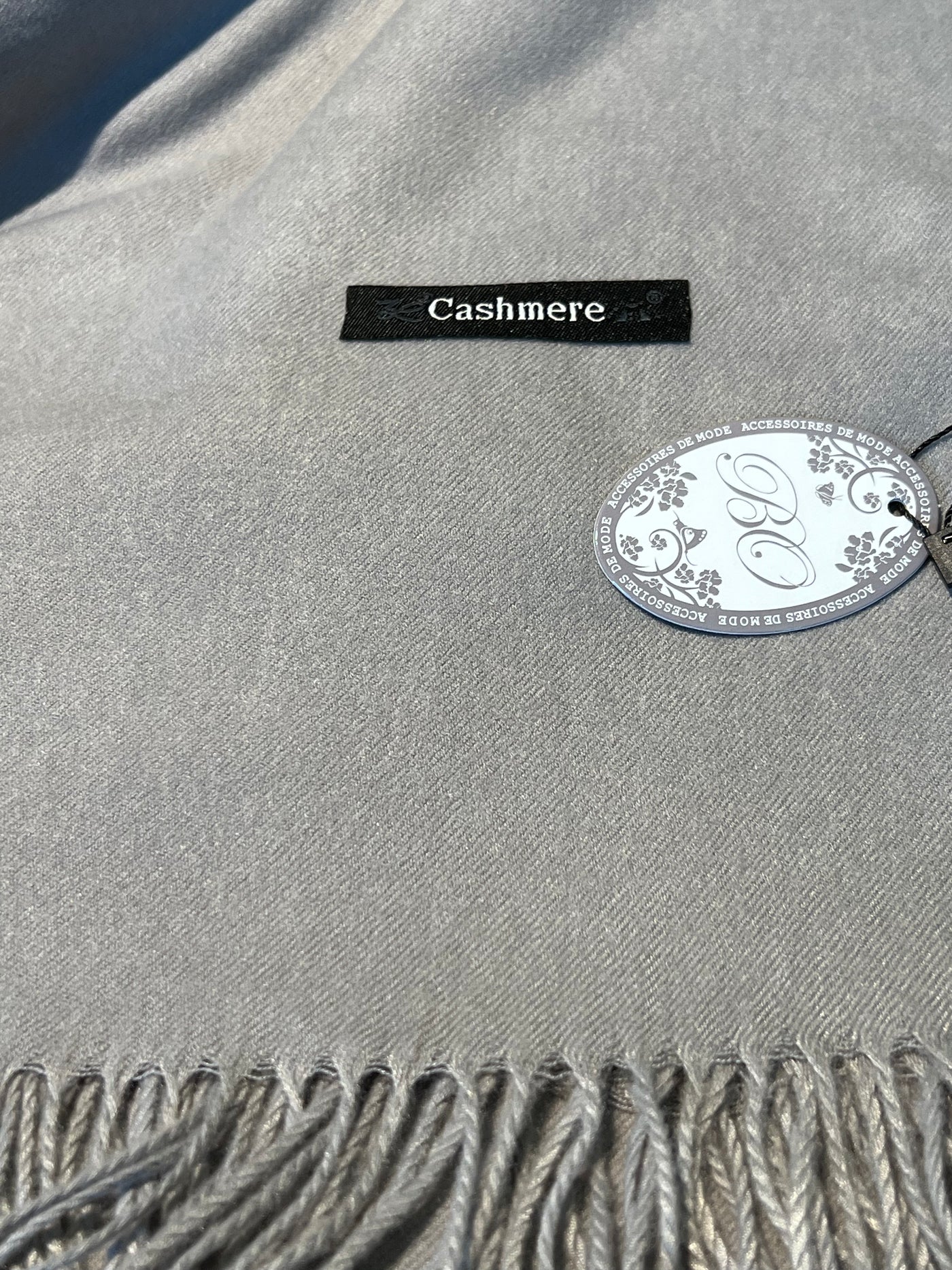 Cashmere Tørklæde - Grå