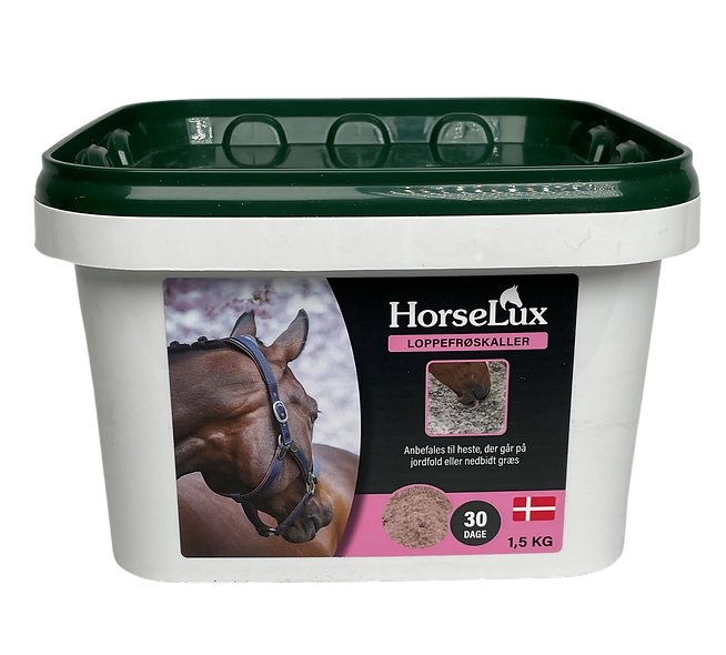 Horselux Loppe Frøskaller 1,5 kg Loppefrø tilskud