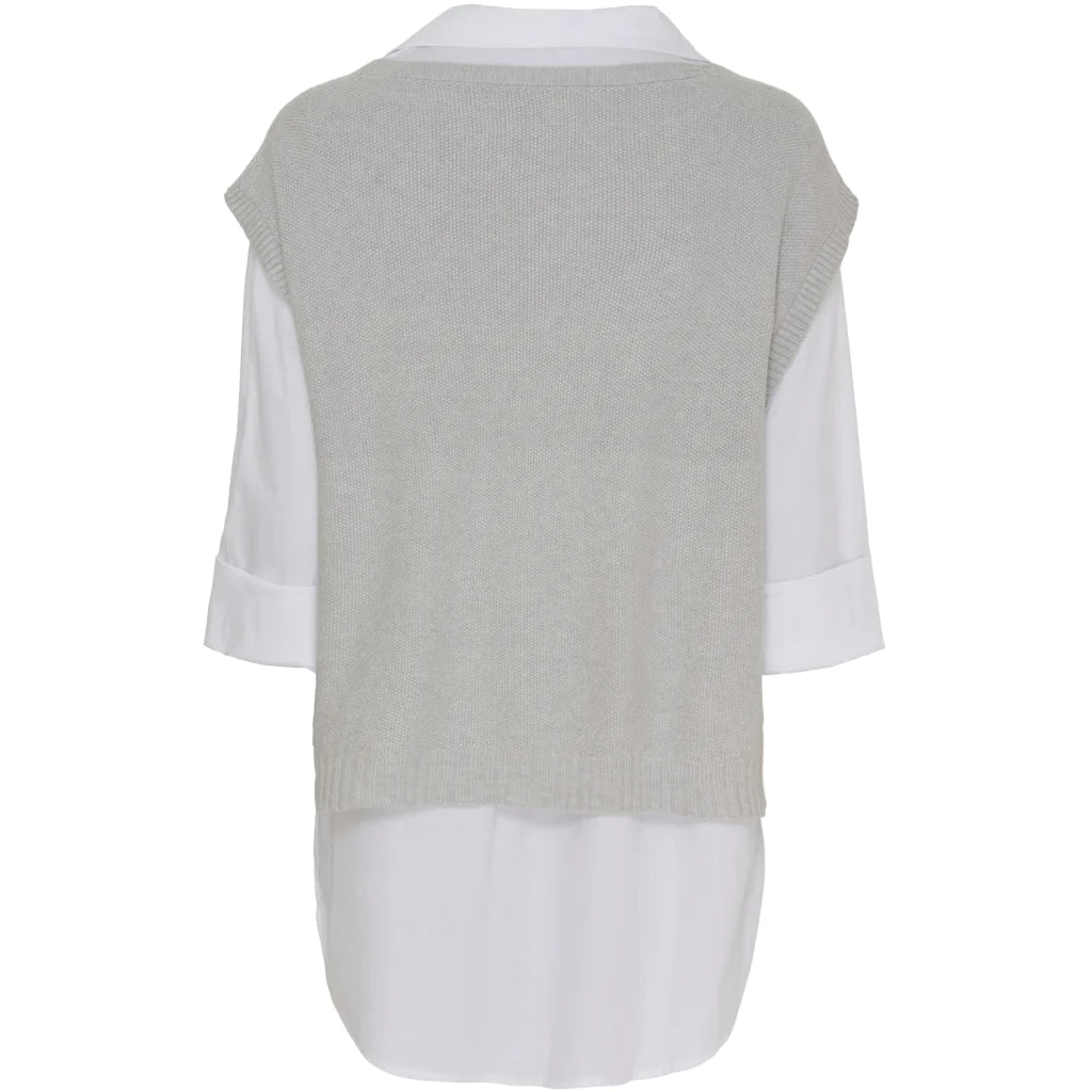 Marta Du Château, Norah Shirt / Vest Set, sjorte, strik vest, tøj, 