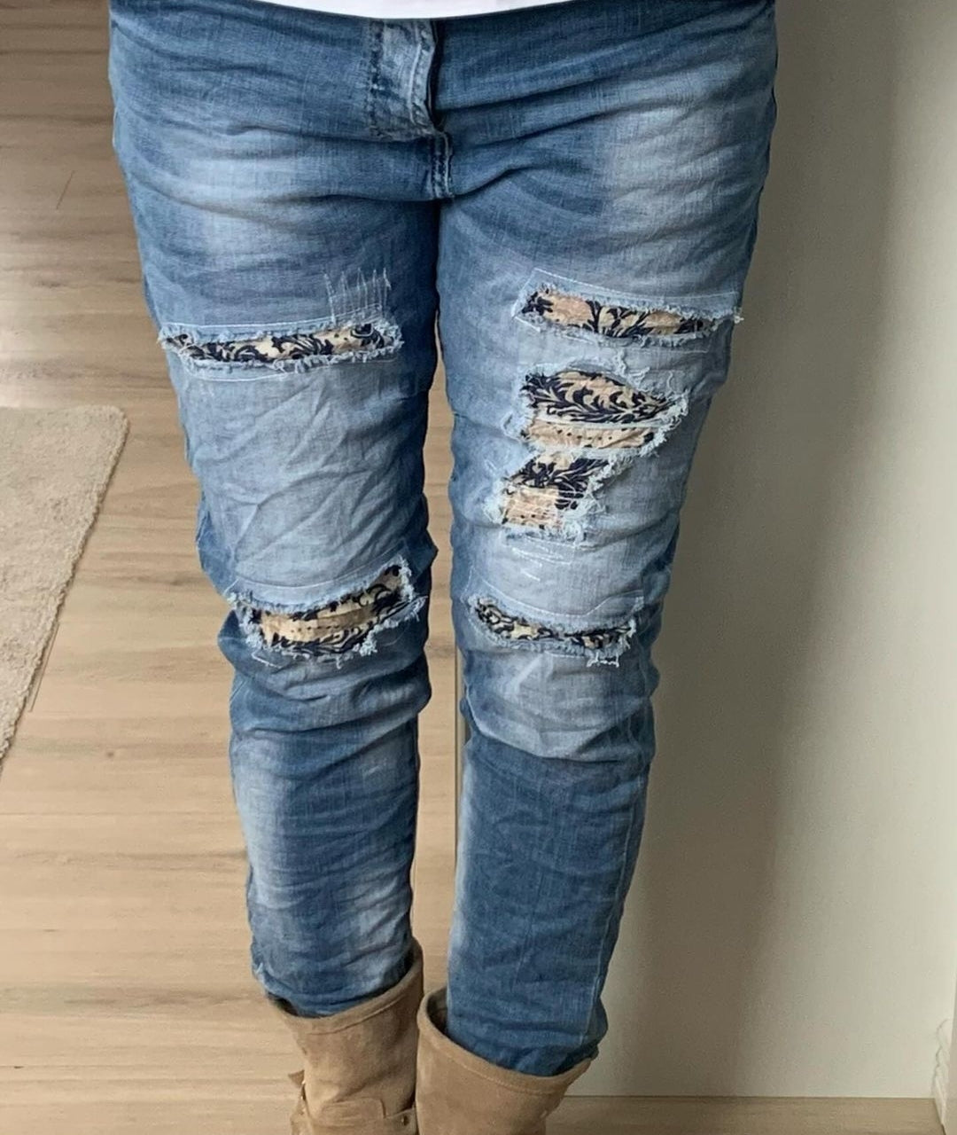 Boho Love jeans med huller