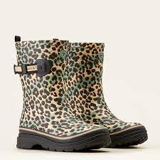 Ariat Kelmarsh Mid, gummistøvler, støvler, leopard, 