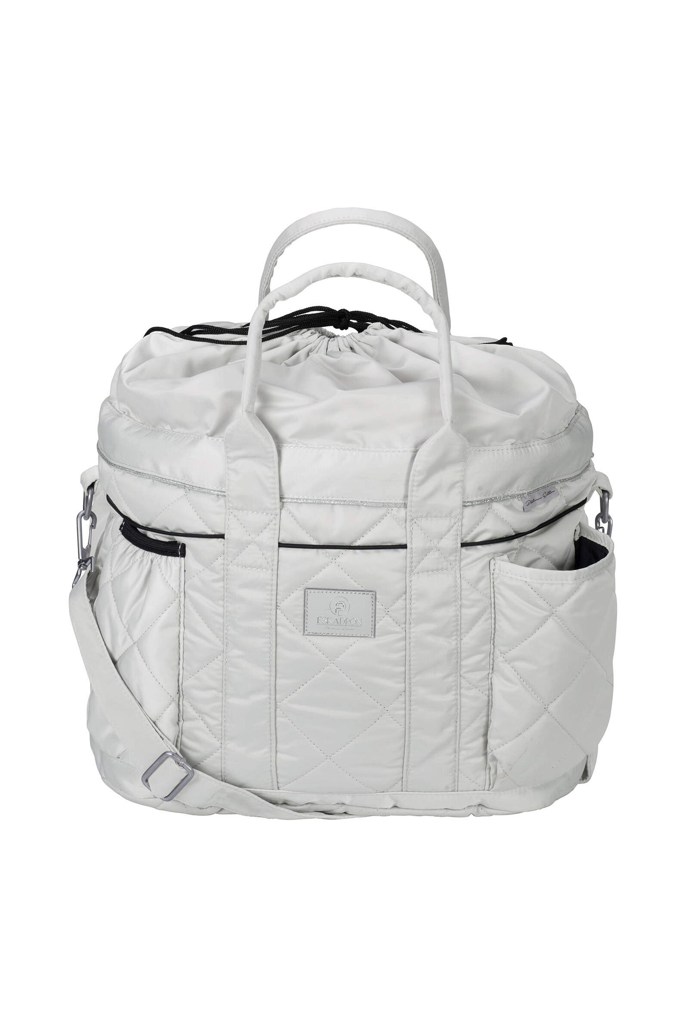 Eskadron Glossy Quilted Accessories Smoked Pearl Taske