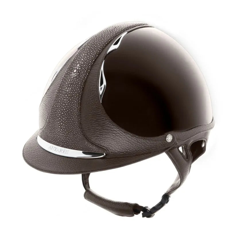 Antares shagreen premium glossy helmet - PREM_GBLKS