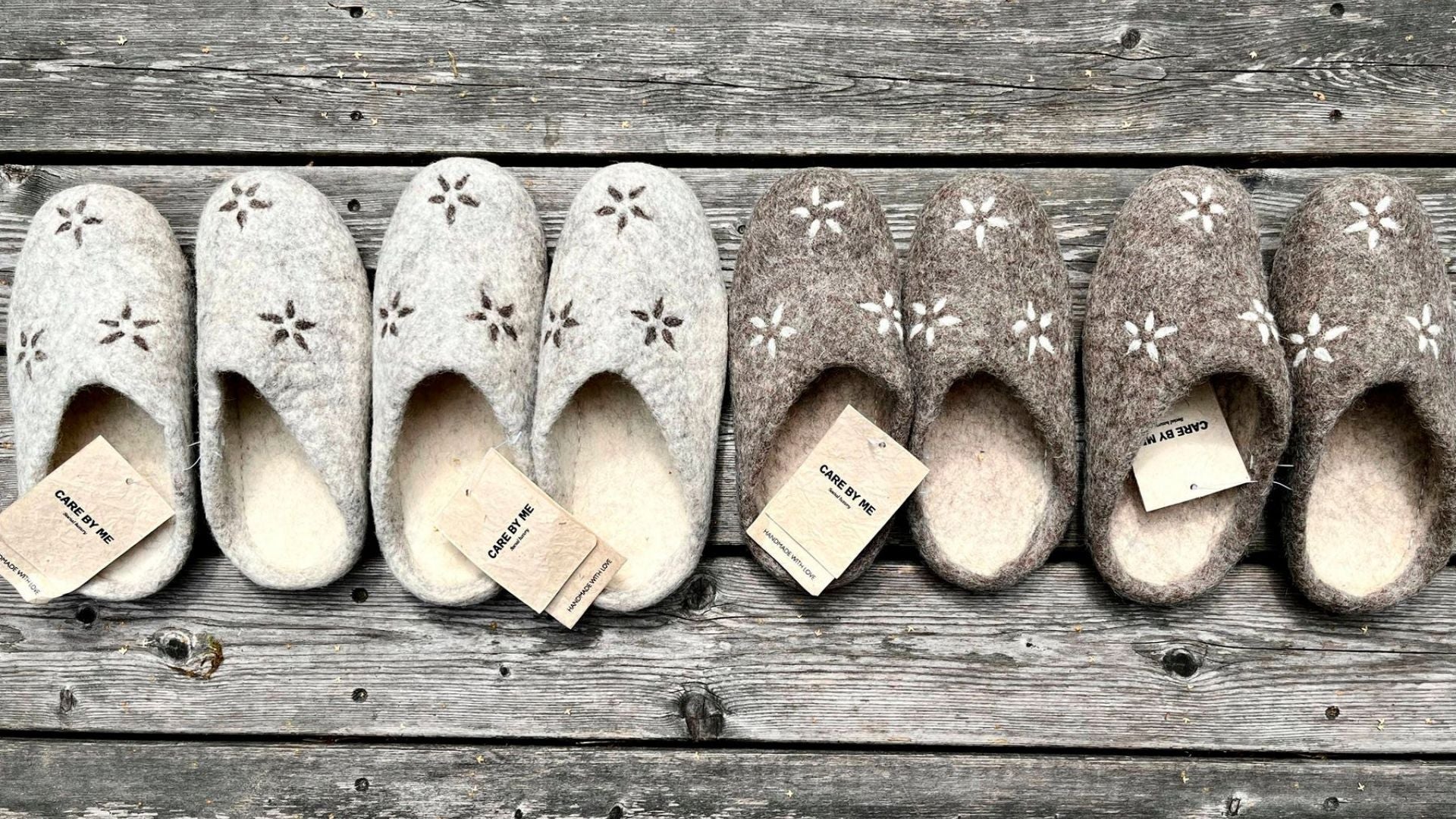 care by me hjemmesko i uld dametøj med cashmere shop online hos tøjhuset stenholt