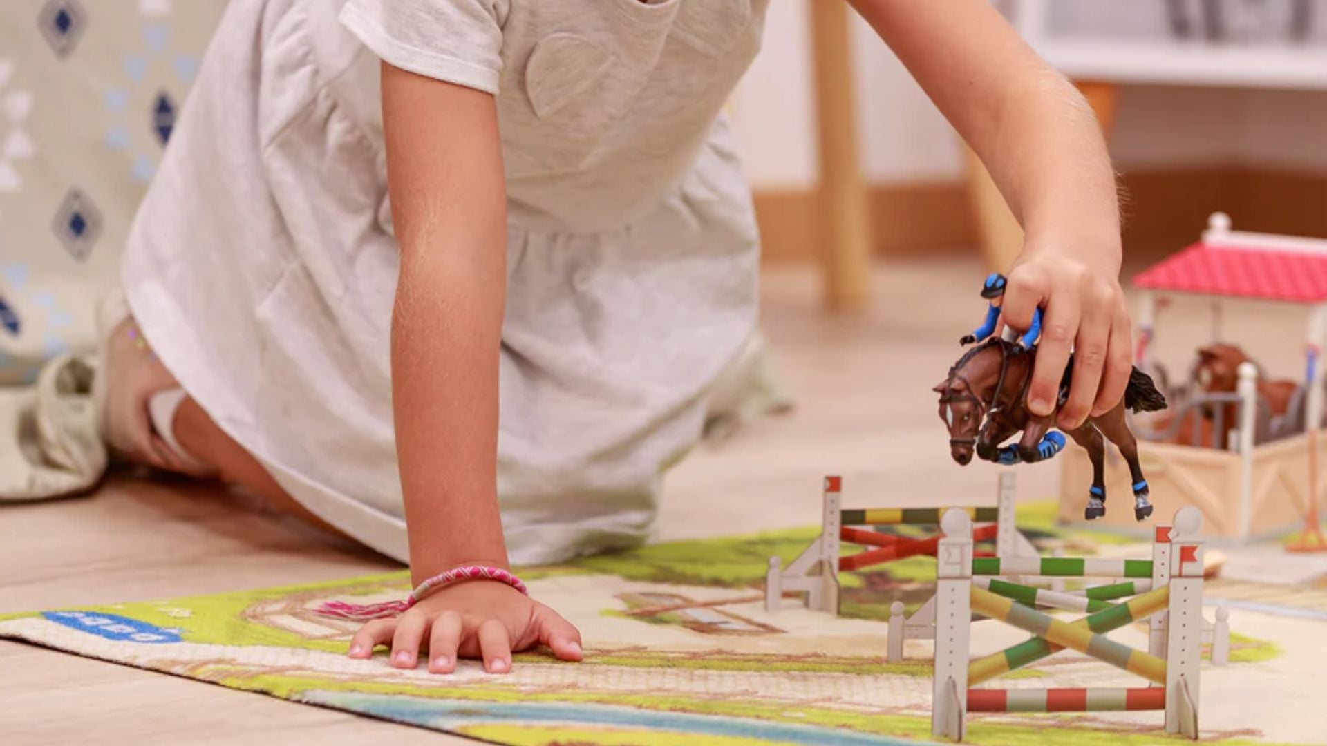 papo figur dyr legetøj fra papo hest enhjørning rytter legetøj fra papo shop online hos huset stenholt