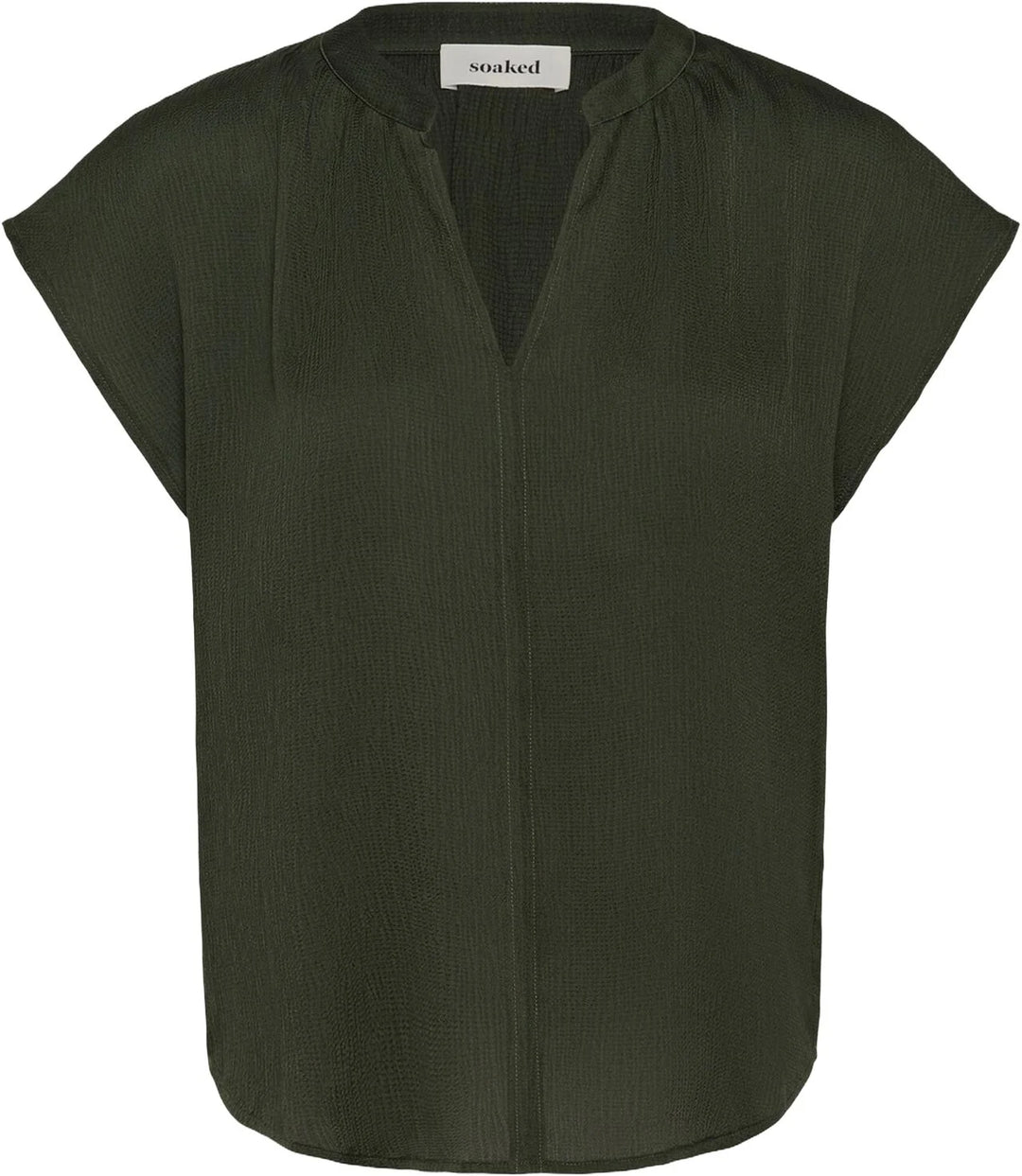 Soaked Leodora Merapi V-neck Bluse - Rosin