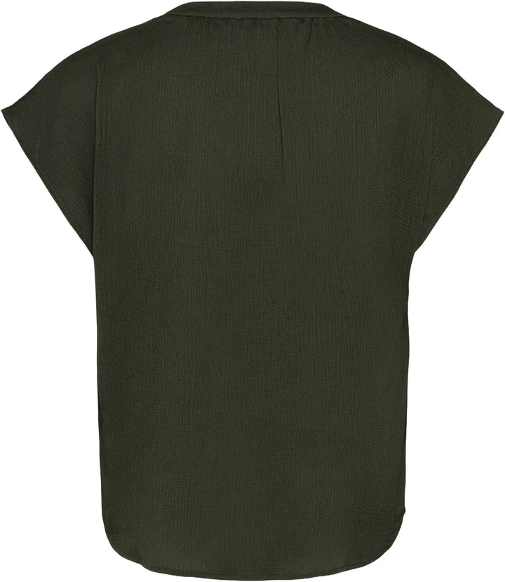 Soaked Leodora Merapi V-neck Bluse - Rosin