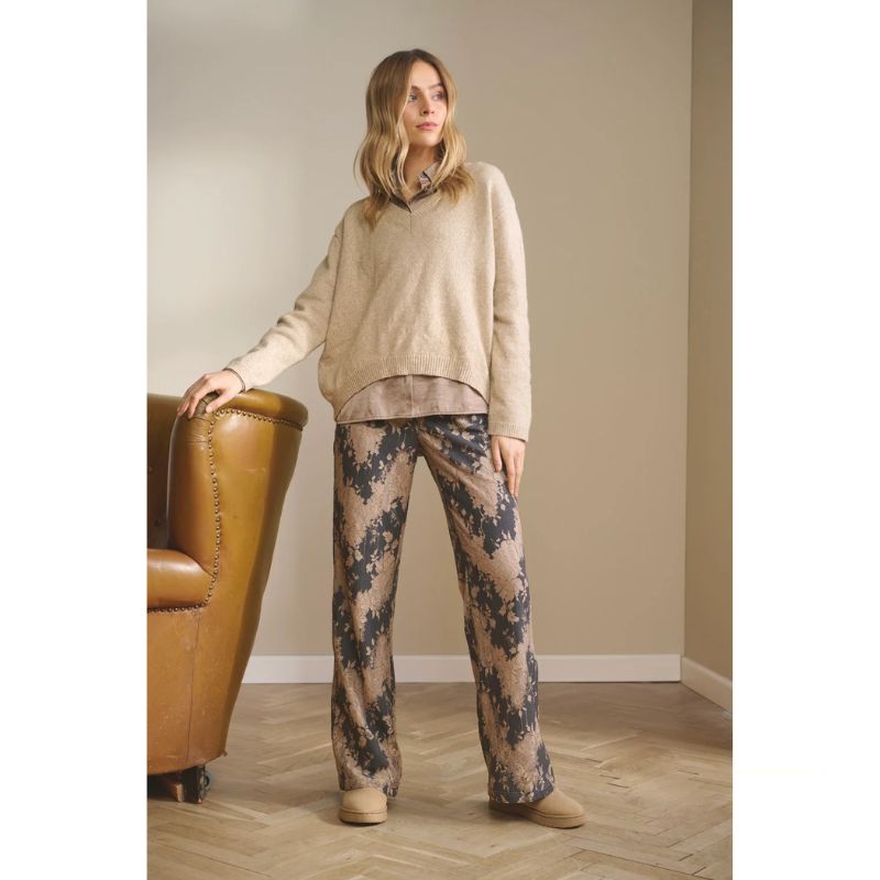 Costamani Laci Pants - Grå / Sand