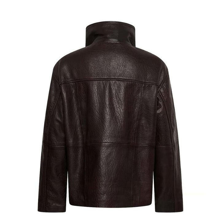 Soaked Ginnie High Collar Jacket - Brun