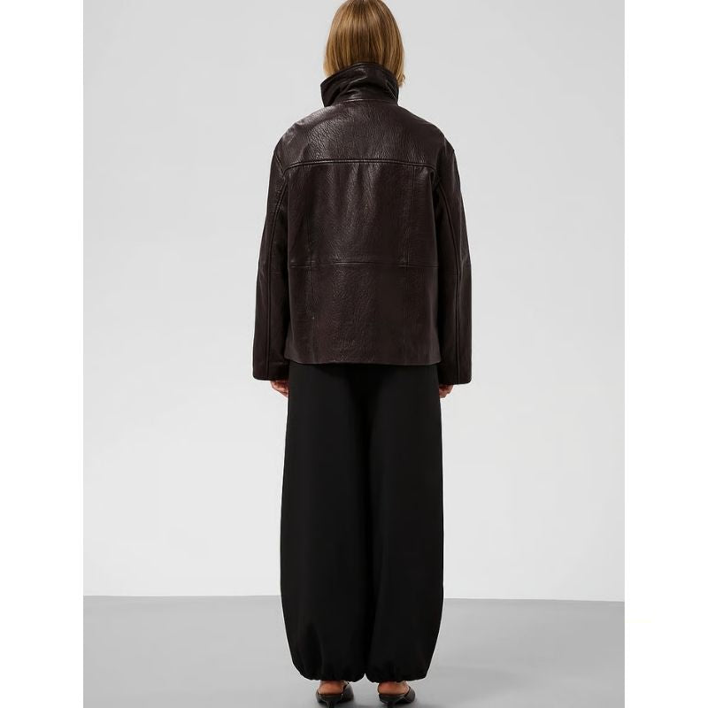 Soaked Ginnie High Collar Jacket - Brun