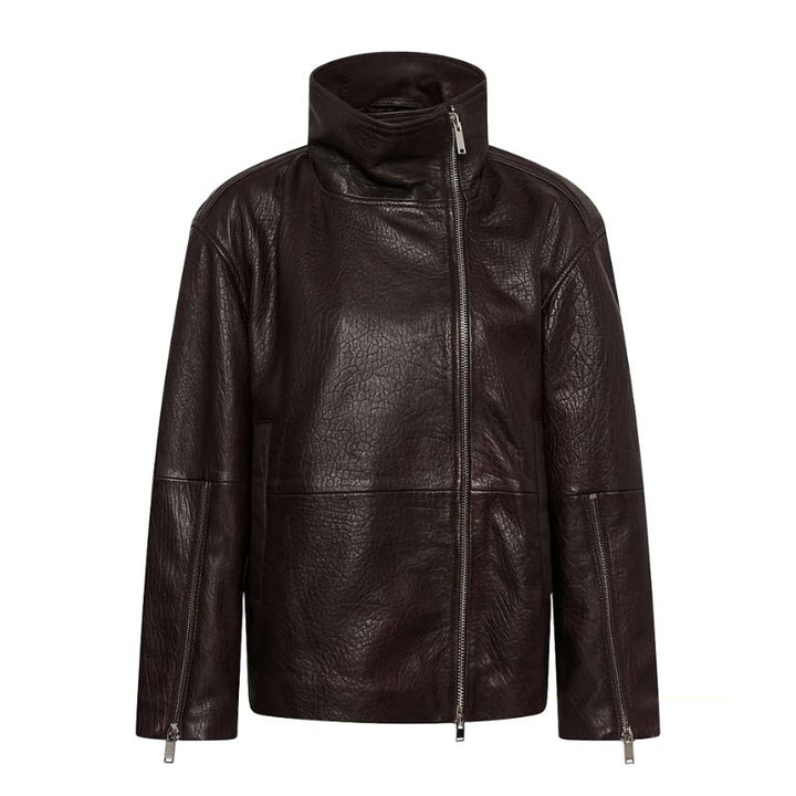 Soaked Ginnie High Collar Jacket - Brun