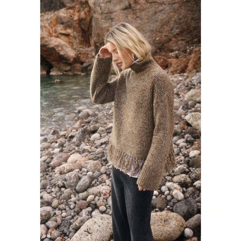 Part Two Cimina Pullover - Brown Mouline