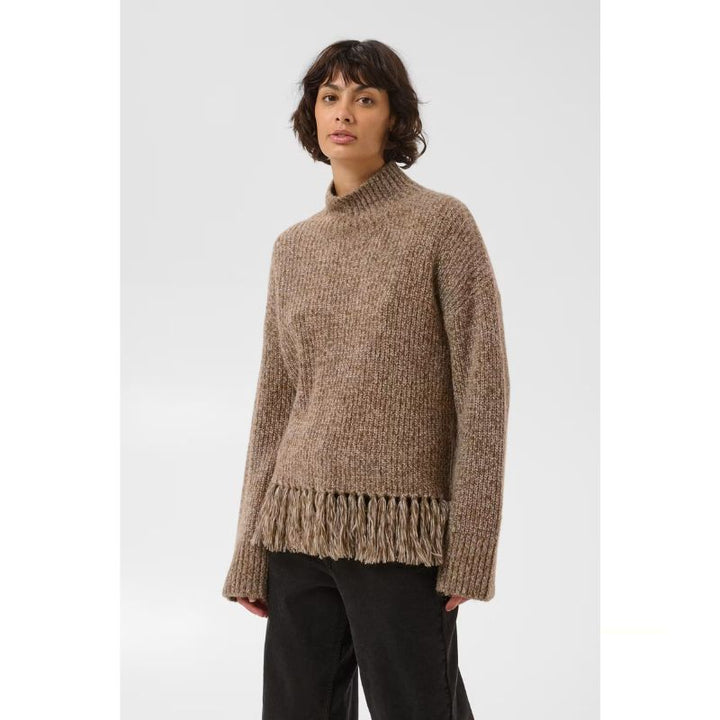 Part Two Cimina Pullover - Brown Mouline