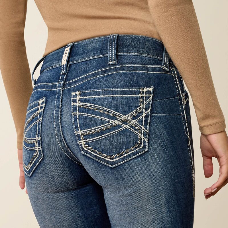 Ariat Real Entwined Boot Cut - Marine