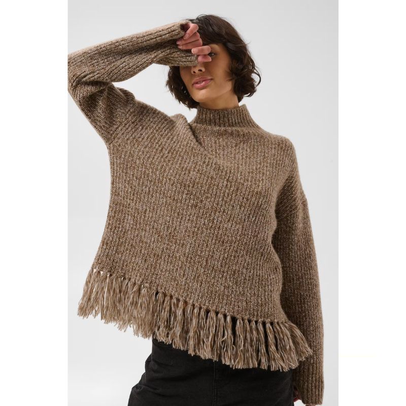 Part Two Cimina Pullover - Brown Mouline