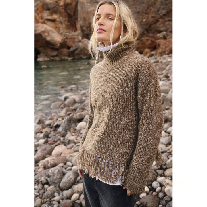 Part Two Cimina Pullover - Brown Mouline