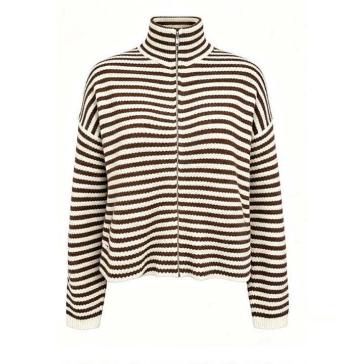 Liberte Sara Zip Cardigan - Brun