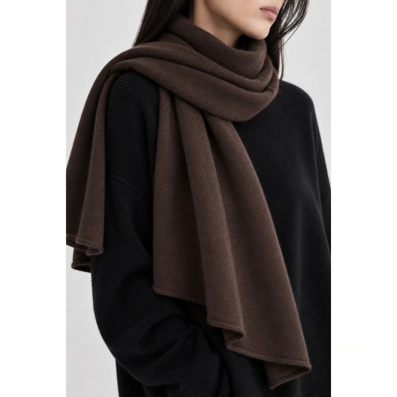 Movesgood Mirja Scarf - Dark Brown