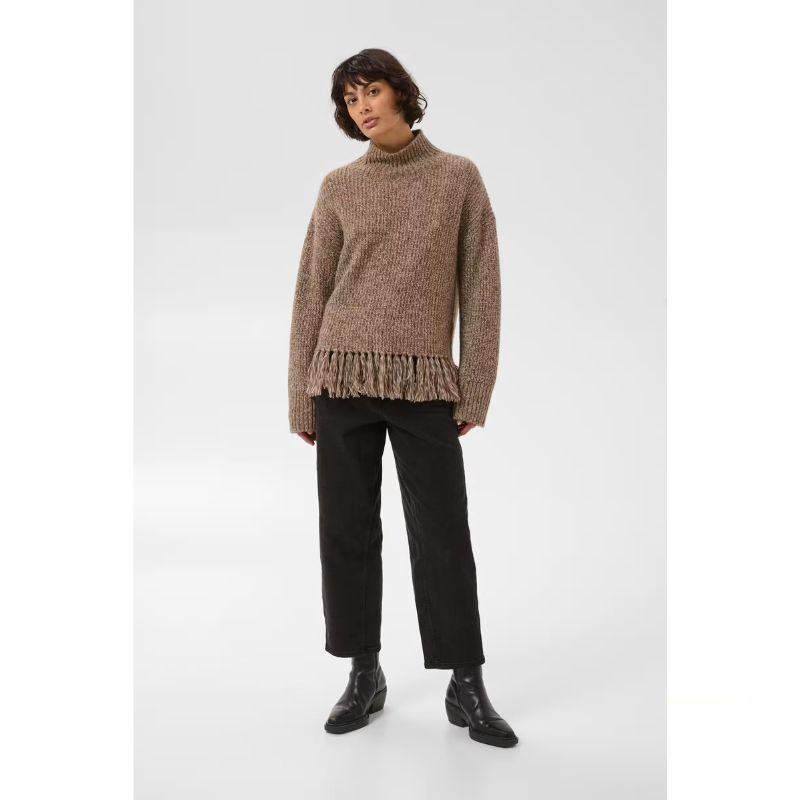 Part Two Cimina Pullover - Brown Mouline