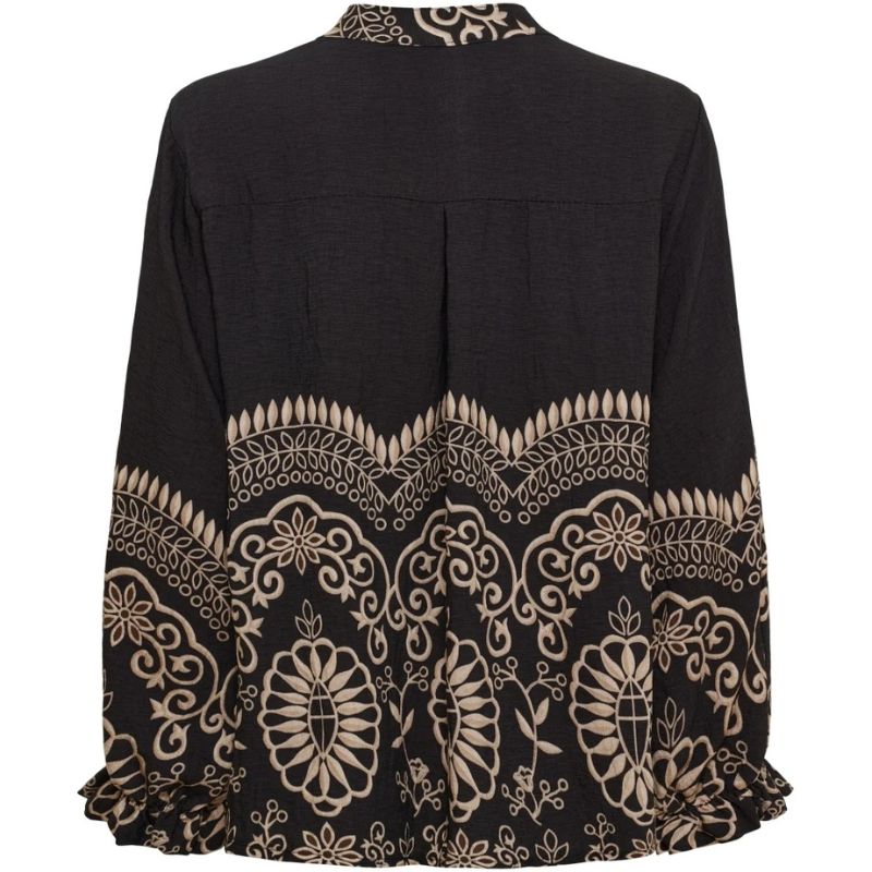 Marta Linden Bluse - Sort