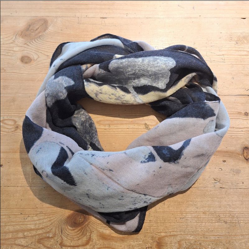 Part Two Felisia Scarf - Grå / Blå