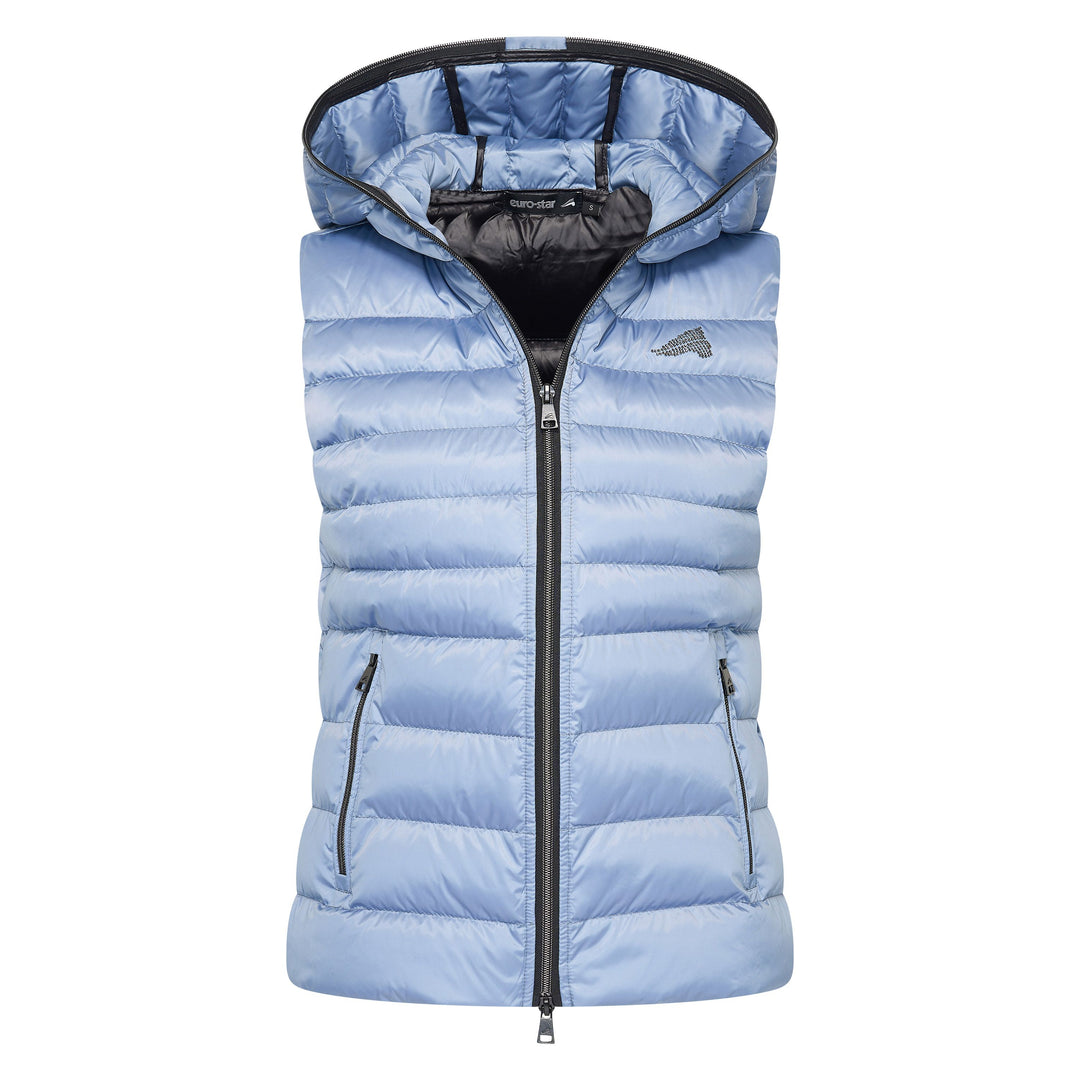 Euro-Star Vest Gabriela - faded blue, ridevest, ridetøj, bodywarmer , eurostar,