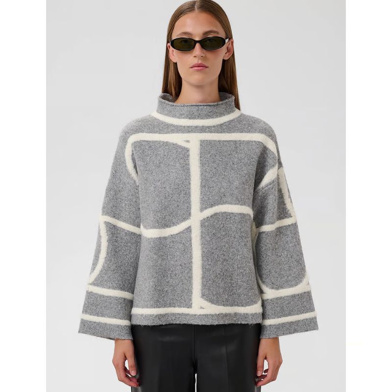 Soaked Sorea Mono Pullover - Grå