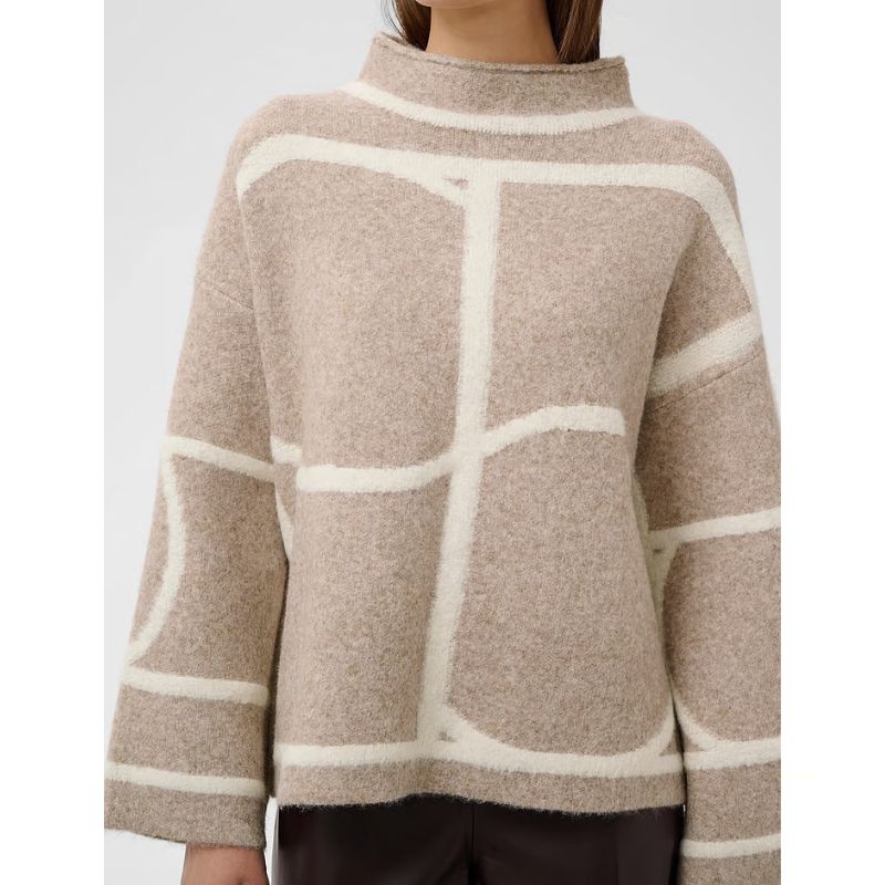 Soaked Sorea Mono Pullover - Beige