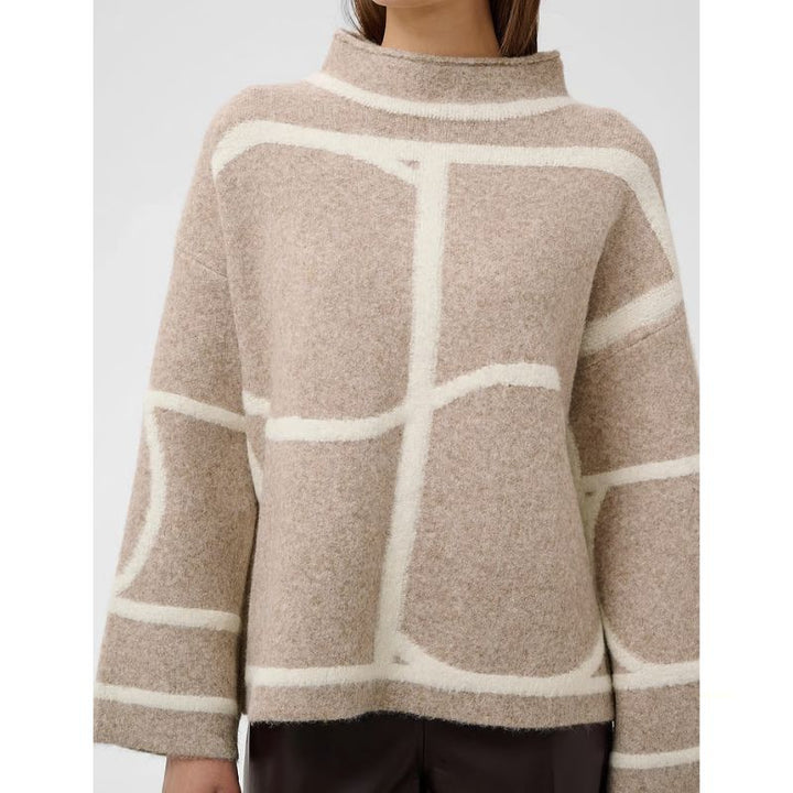 Soaked Sorea Mono Pullover - Beige