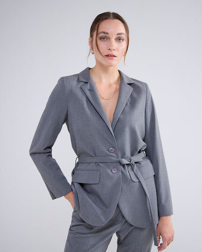 Summum Stretch Viscose Blazer - Cloud, blazer, tøj, 