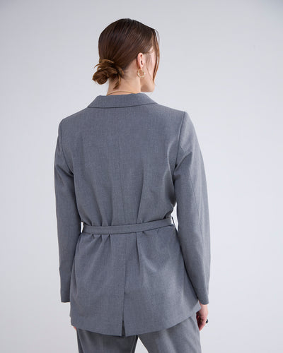 Summum Stretch Viscose Blazer - Cloud, blazer, tøj,