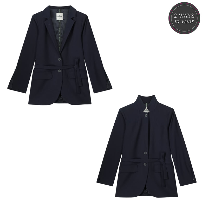 Summum Stretch Viscose Blazer - Cloud, blazer, tøj,