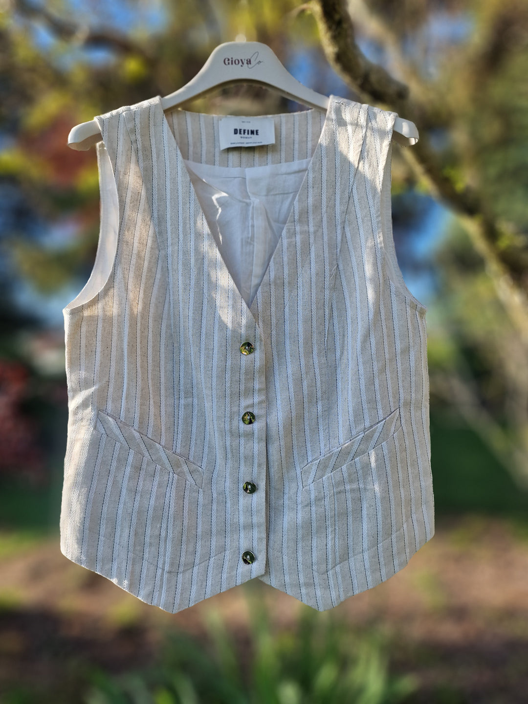 Augusta vest - Sand