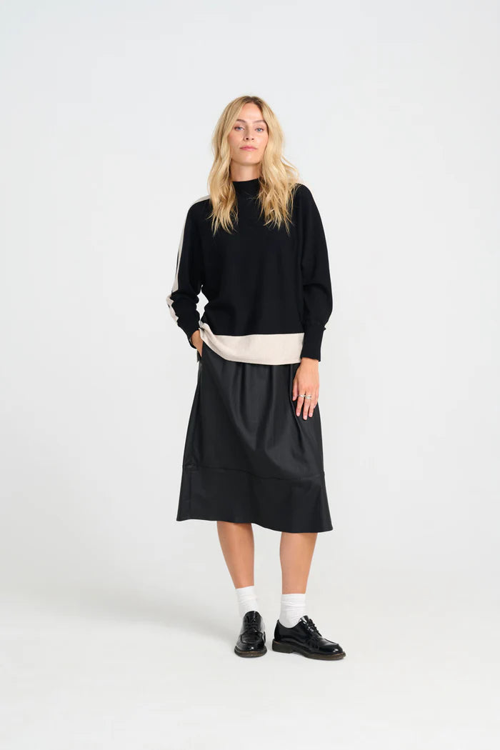 Costamani Rue Pullover - Black / Sand