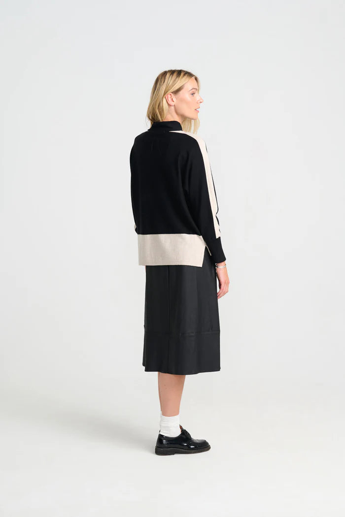 Costamani Rue Pullover - Black / Sand