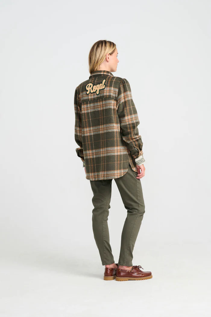Costamani Columbine Shirt - Army Check