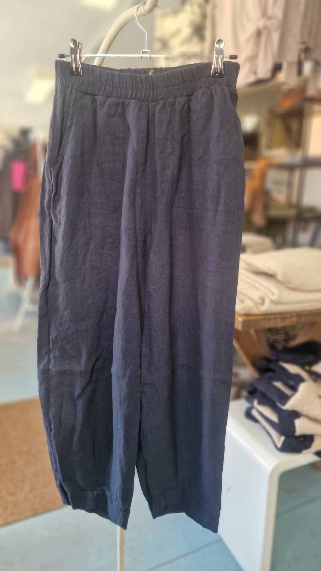 Thing hør bukser - Navy