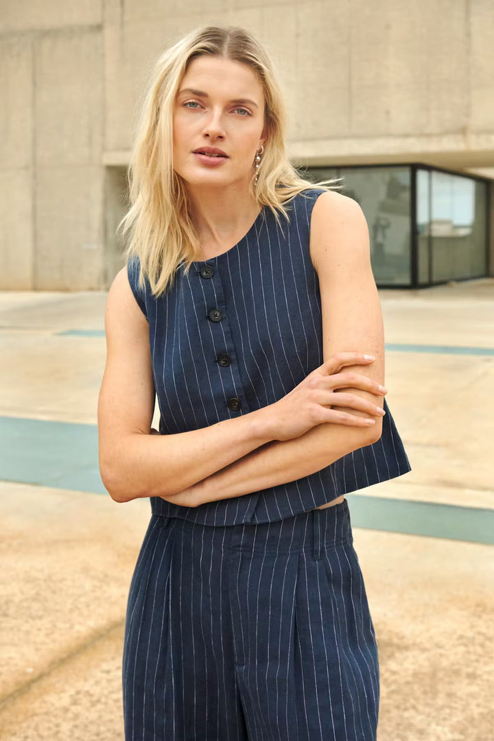 PART TWO Azania Vest - Navy