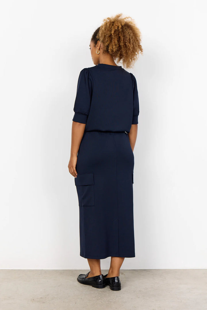 Soya Banu Bluse - Navy