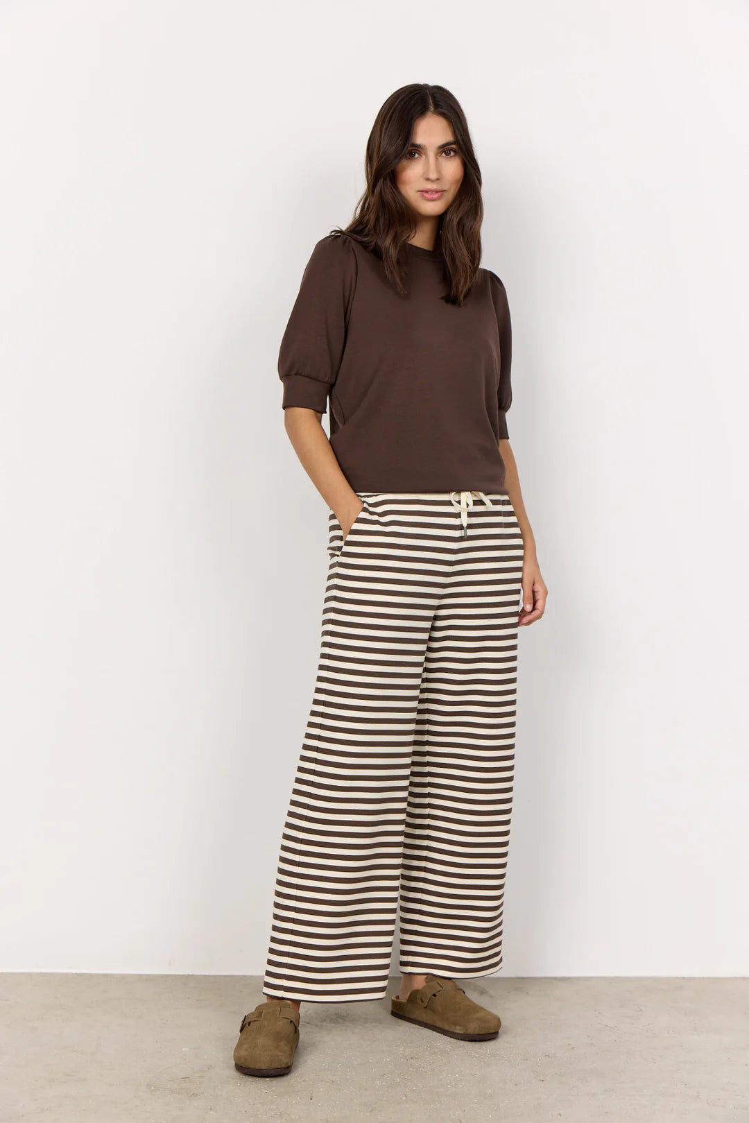 Soya Banu Bluse - Brun