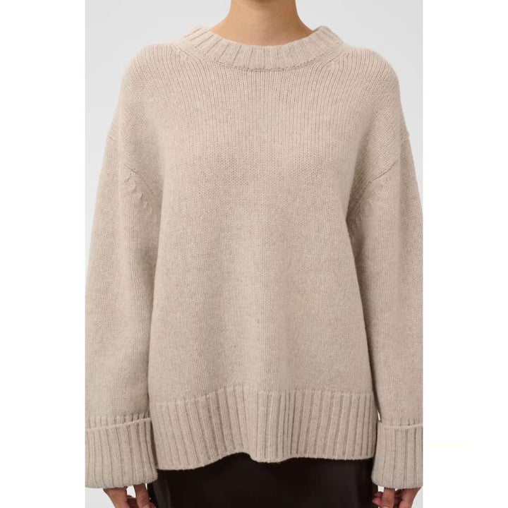 Soaked Moline High-Neck Pullover - Pistachio Grå