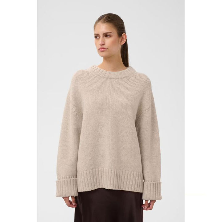 Soaked Moline High-Neck Pullover - Pistachio Grå