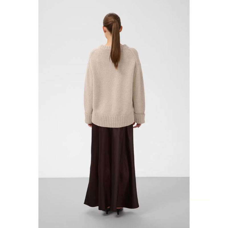 Soaked Moline High-Neck Pullover - Pistachio Grå