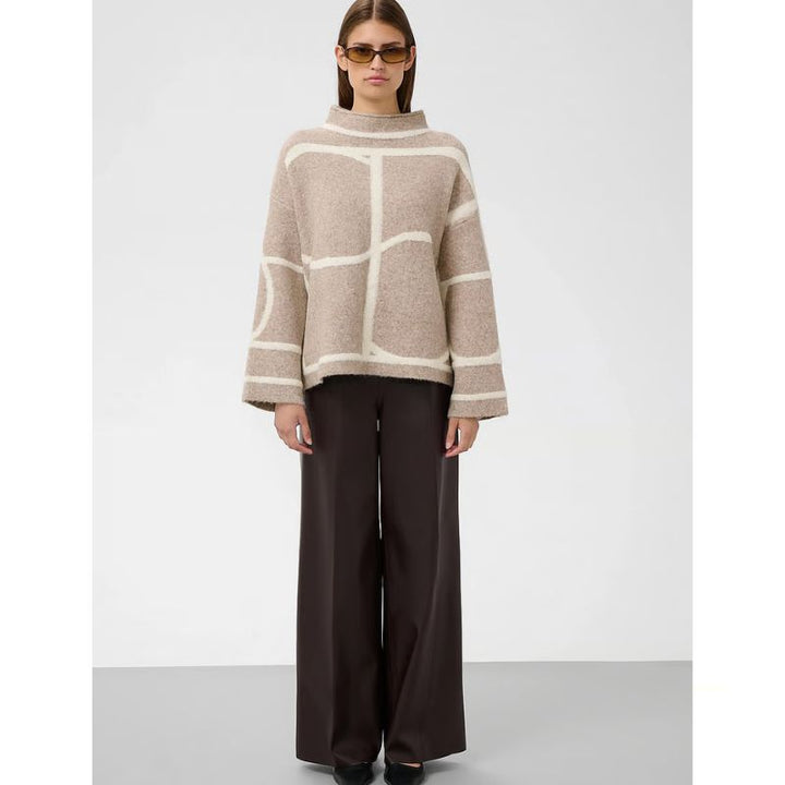 Soaked Sorea Mono Pullover - Beige