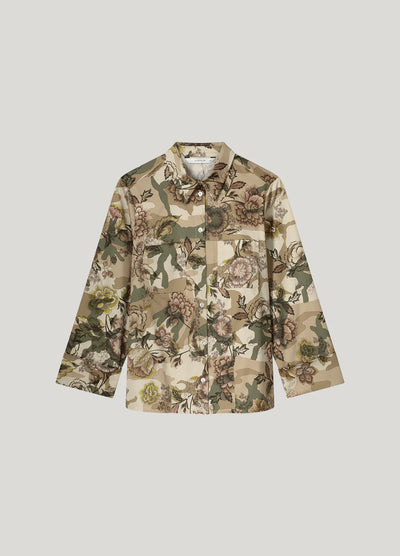 Summum Camouflage Skjortebluse