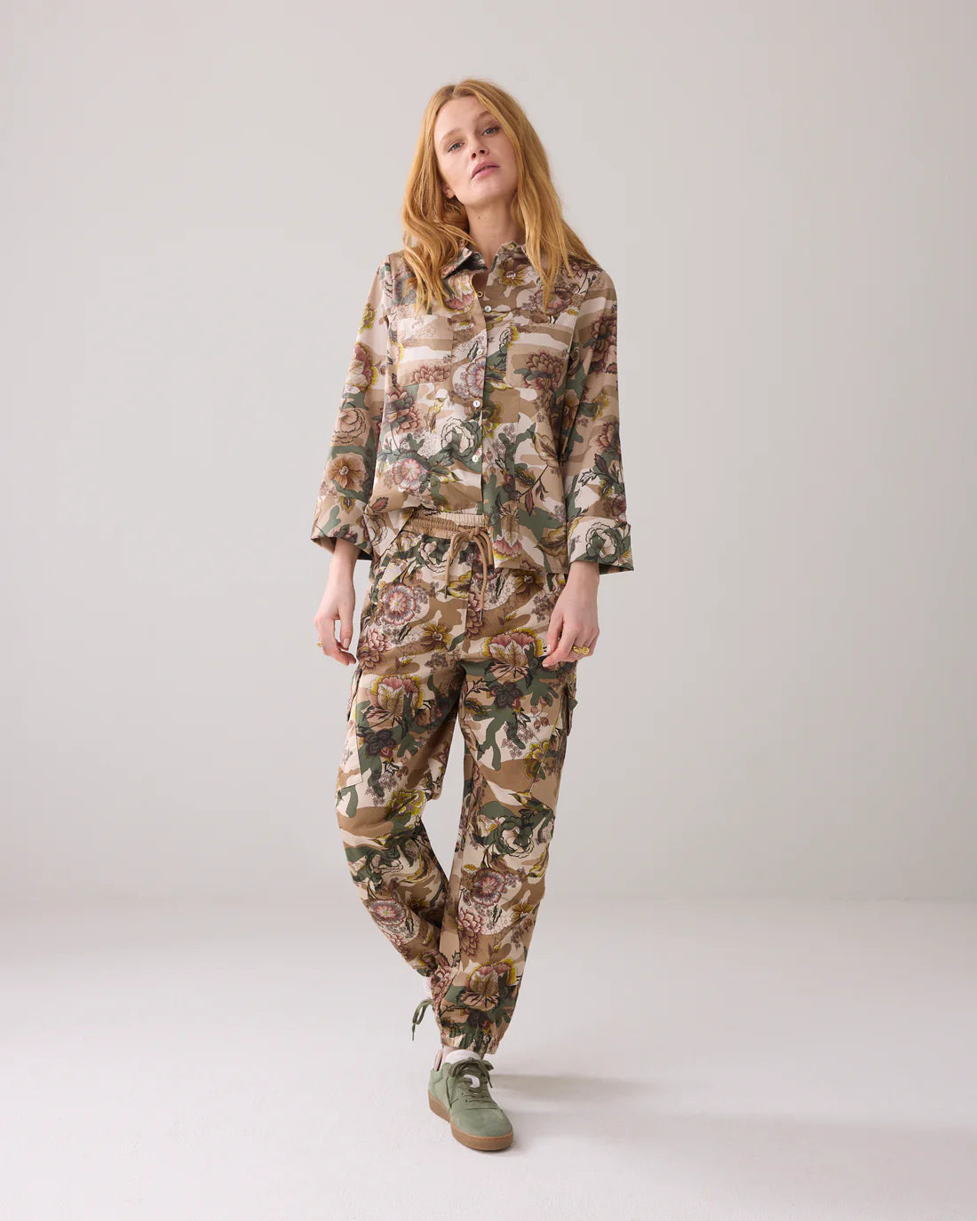 Summum Camouflage Skjortebluse