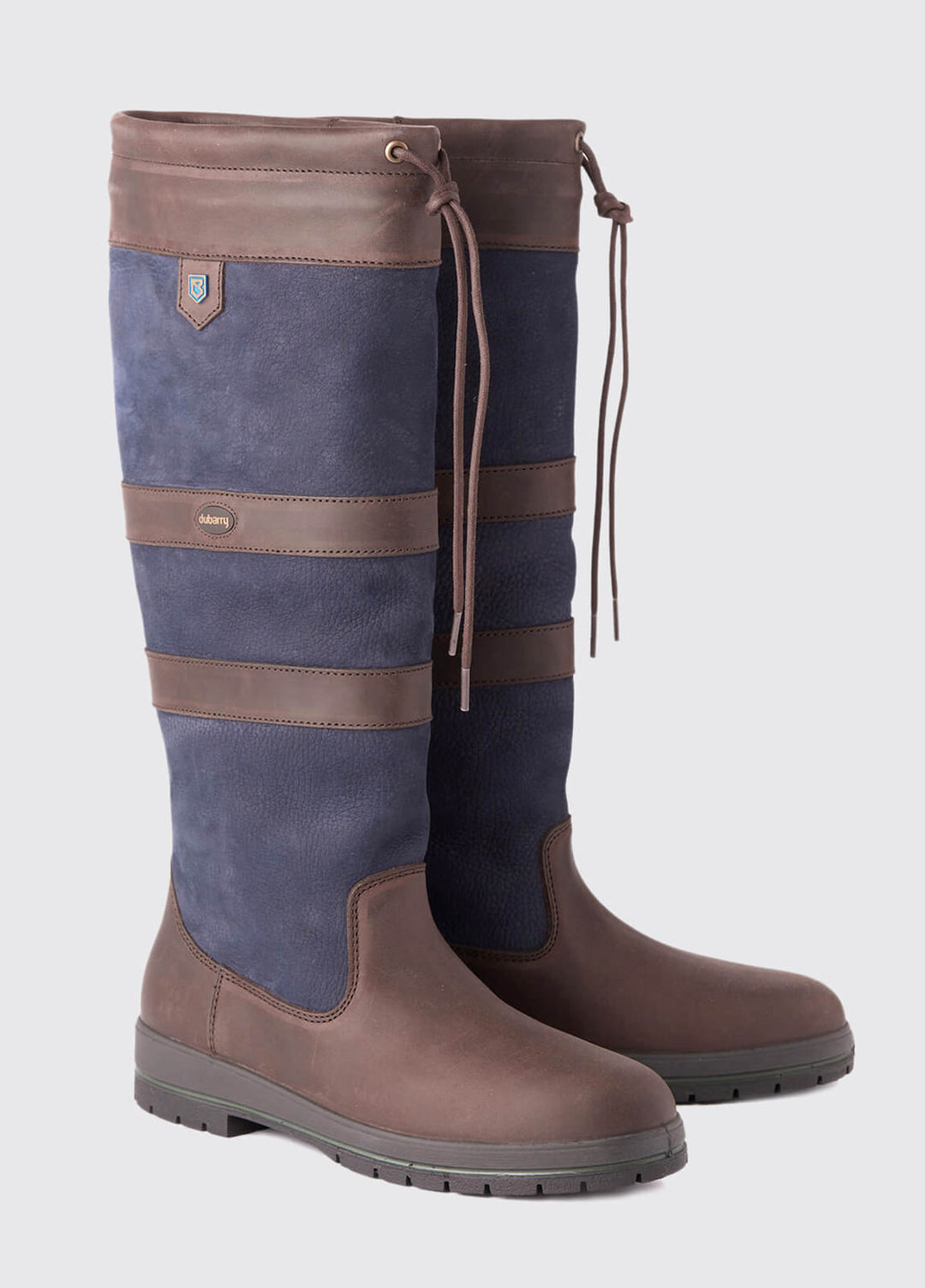 Galway  Boot - Navy/Brown